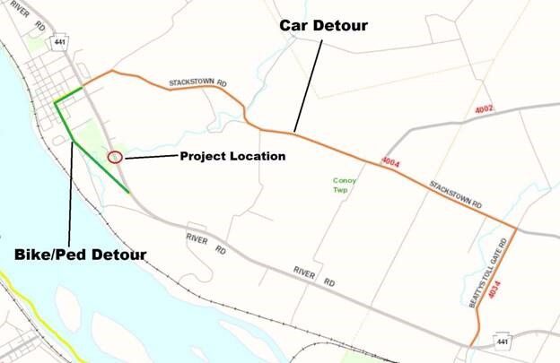 Conoy Twp. residents worry about detour from Route 441 bridge repair ...