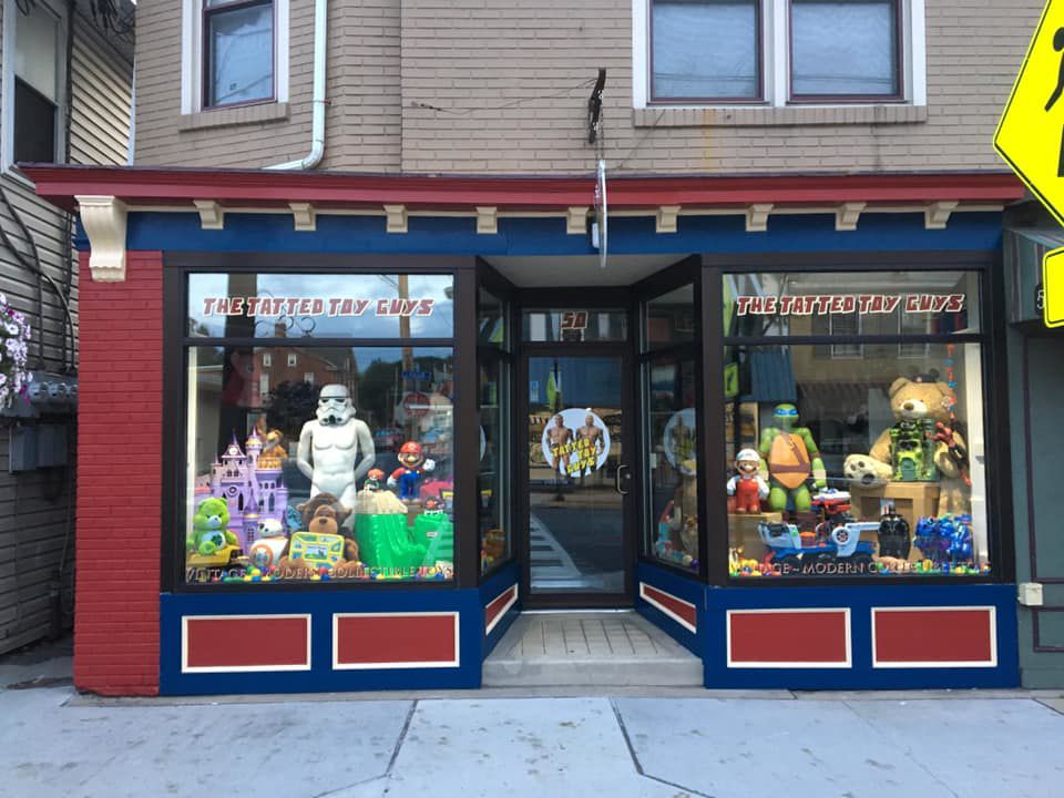 toy store front window