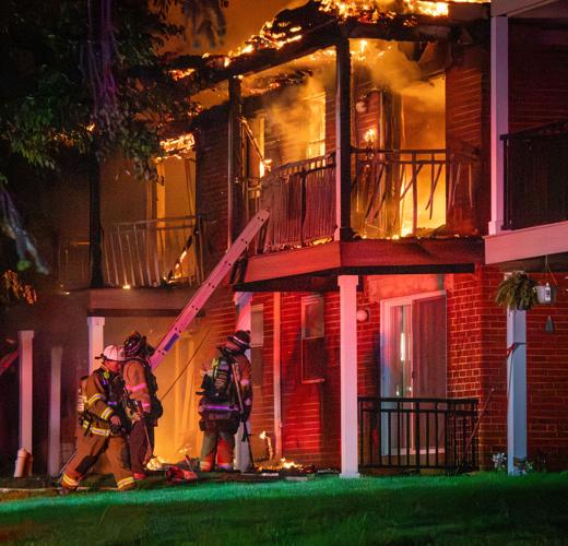 Spring Manor Rd Fire Firefighters battle blaze at Manor Township apartment complex [photos ...