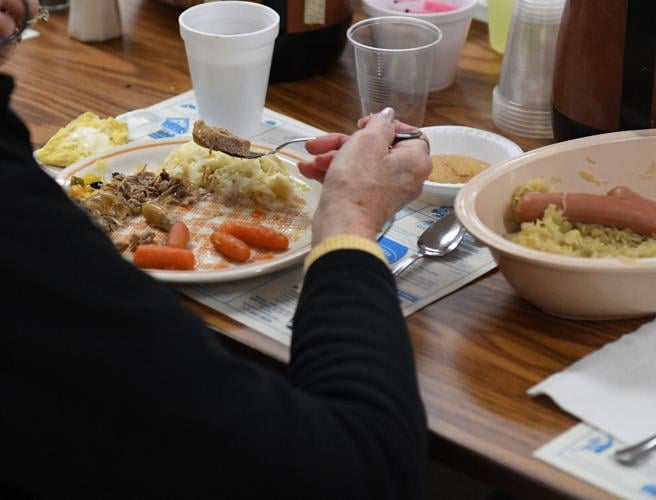 Pork and Sauerkraut Dinner at Kinzer's Fire Hall [photos
