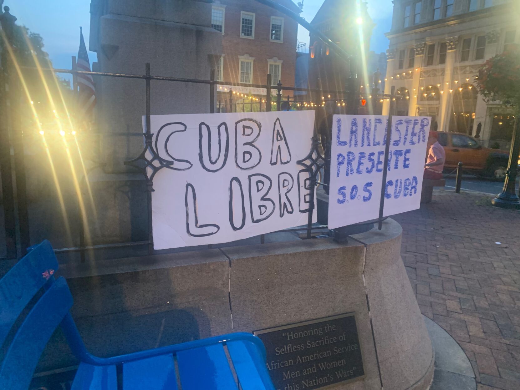 Demonstrators Show Solidarity With Cuban Anti Regime Protestors Sunday   60eb978dc6b5c.image 