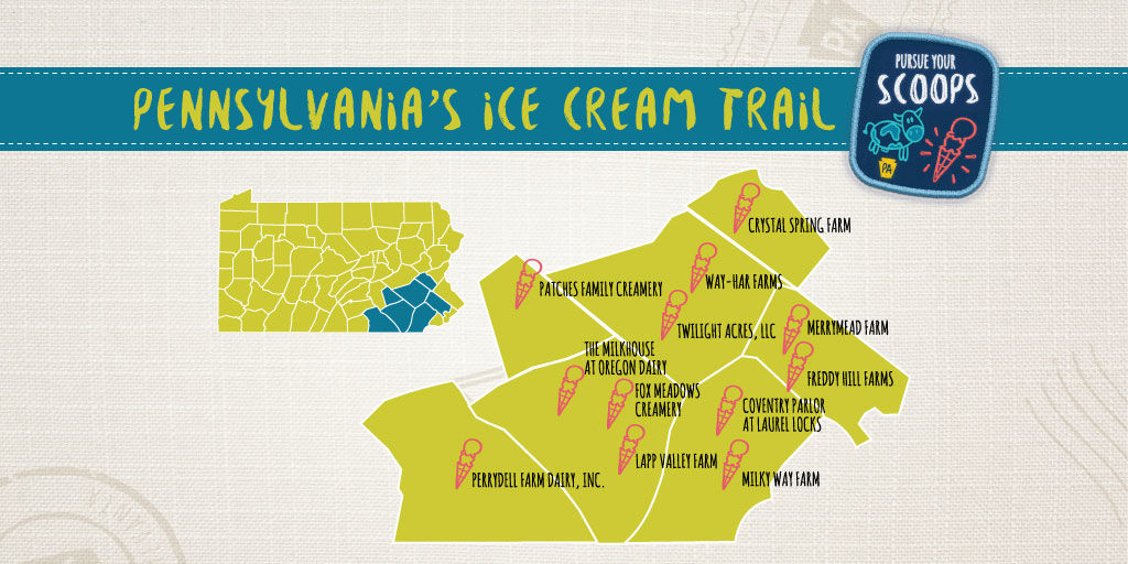 3 Lancaster County creameries among those on a new Pennsylvania Ice