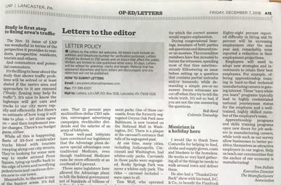 Honoring Lnp S Top Letter Writers Of 2018 Letters To The Editor