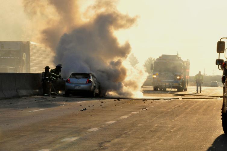 Route 283 East reopens after 3-vehicle crash with fire | Local News ...