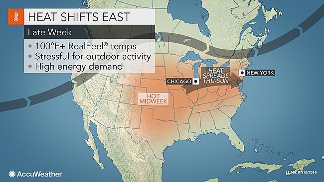Weekend heat wave should fall short of 100 degrees — but it will feel ...