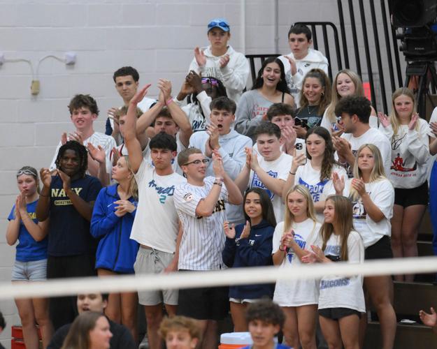 Cedar Crest vs. Manheim Central - L-L League boys volleyball championship