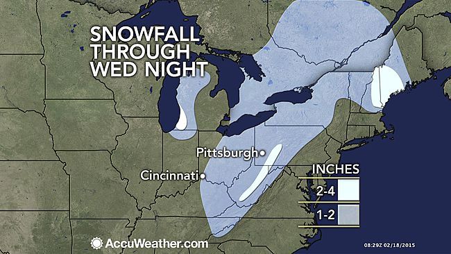 Up to 2 inches of snow expected tonight before another Arctic blast ...