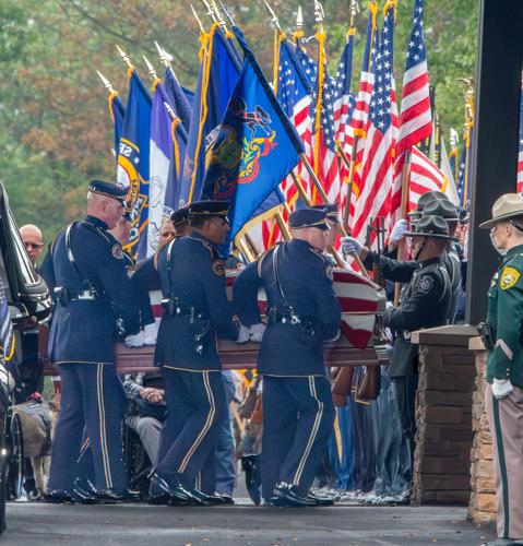 Scenes from the funeral for Northern York police officers killed in ...
