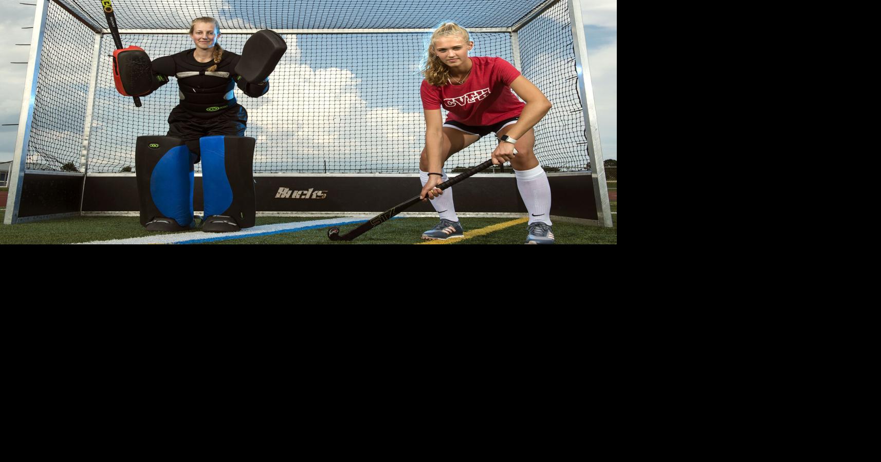 Conestoga Valley field hockey allstars Brooke Eberly, Bella Silvaggio