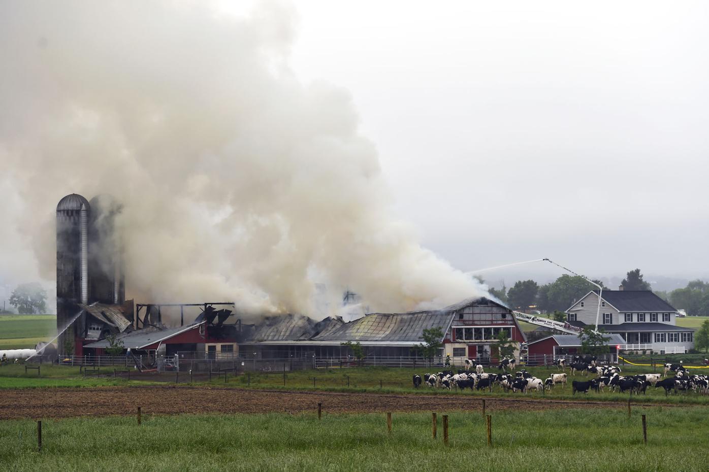 Clay Township dairy barn fire causes 350K damage Local News