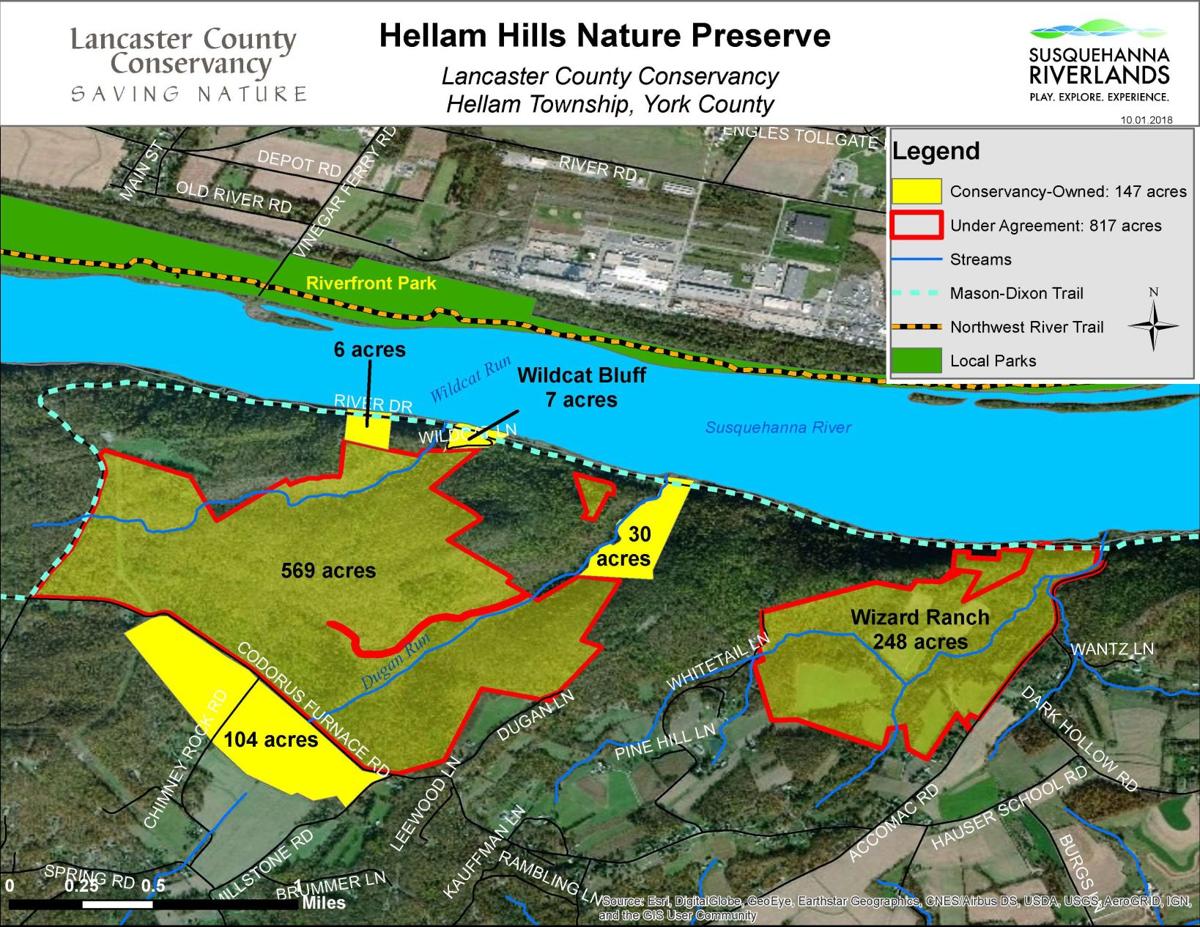 Saved nearly 1,000 acres of Lancaster County's viewscape across
