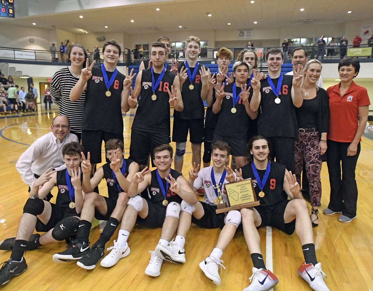 Hempfield Holds Off Warwick Captures 23rd L L League Boys Volleyball Championship Video Boys Volleyball Lancasteronline Com