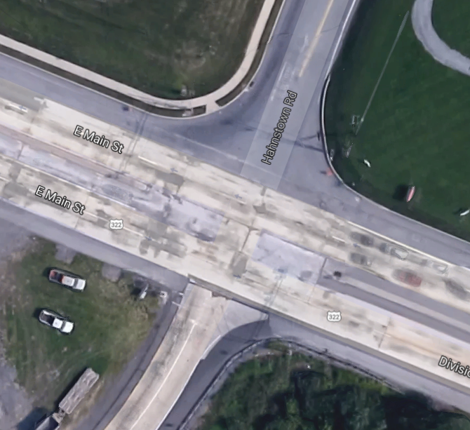 PennDOT unveils 'diverging diamond' traffic plan for routes 222, 322 at