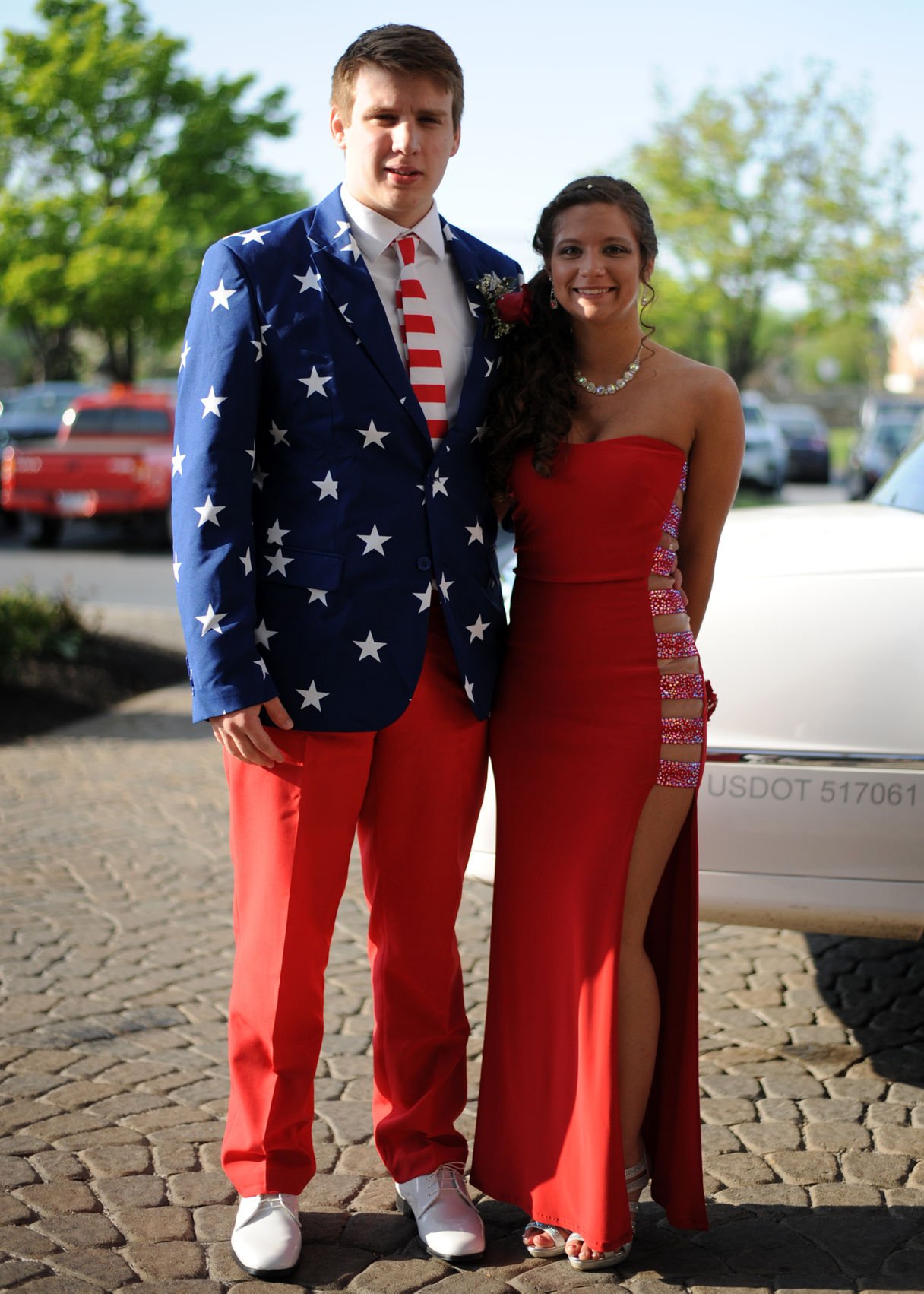 American Flag Prom Dresses