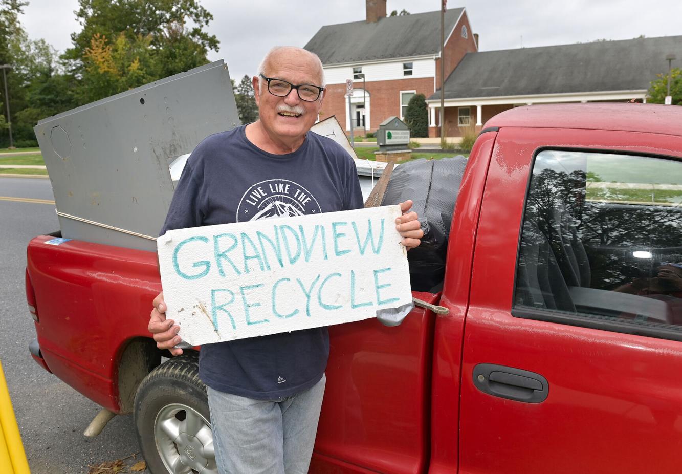Here's how much Grandview Church's 'trash man' recycled this year