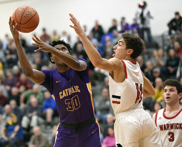 Lancaster Catholic vs Warwick-LL Boys Basketball Semifinal