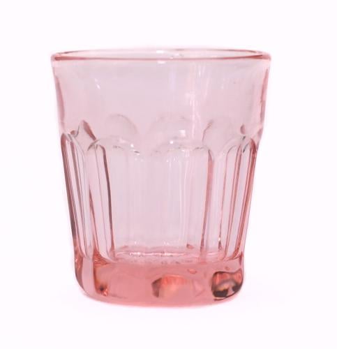 Pink Depression Glass Mr. Peanut Cup — Keene Sense