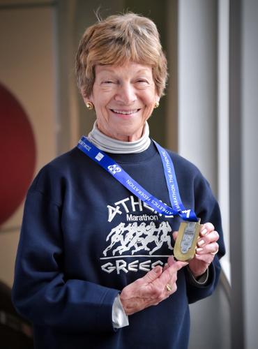 80-year-old Lancaster County woman finishes 2nd in her group at marathon in  Greece, Together