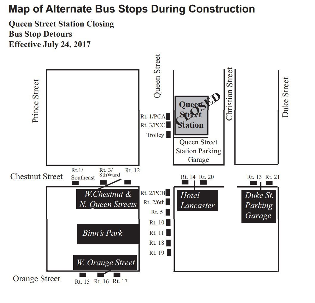 Queen Street bus station closing for