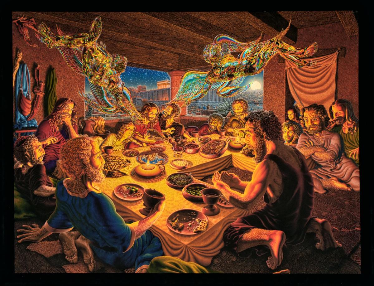 Artist S Depiction Of The Last Supper Comes Alive With Colored Pencils Food Living Lancasteronline Com