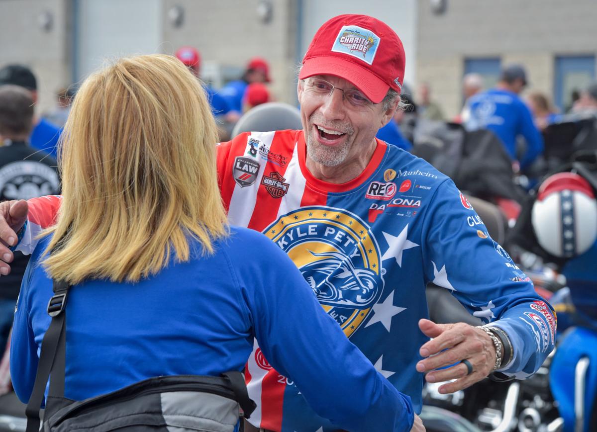 Lancaster crowd turns out for Kyle Petty's Charity Ride Across America