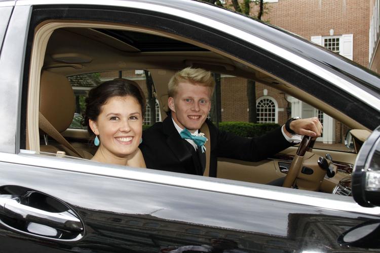 Penn Manor and Cornerstone Homeschool students arrive for prom 2015
