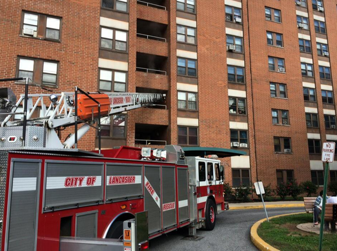 Two-alarm fire strikes apartment building in Lancaster city | Local ...