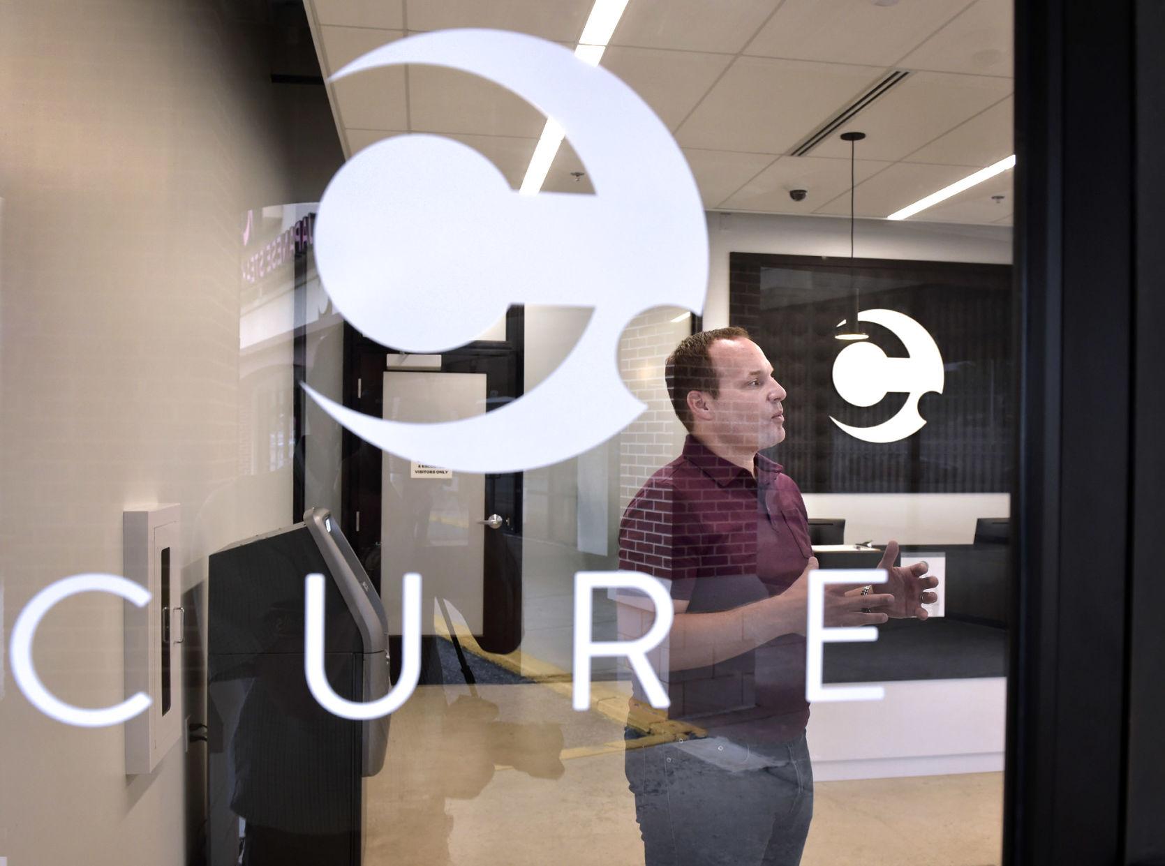 Executive of medicalmarijuana dispensary in Lancaster drawn by