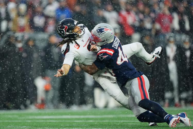 C.J. Stroud's 4 interceptions dig a hole the Texans' defense can't get out of in loss to Patriots | NFL | lancasteronline.com