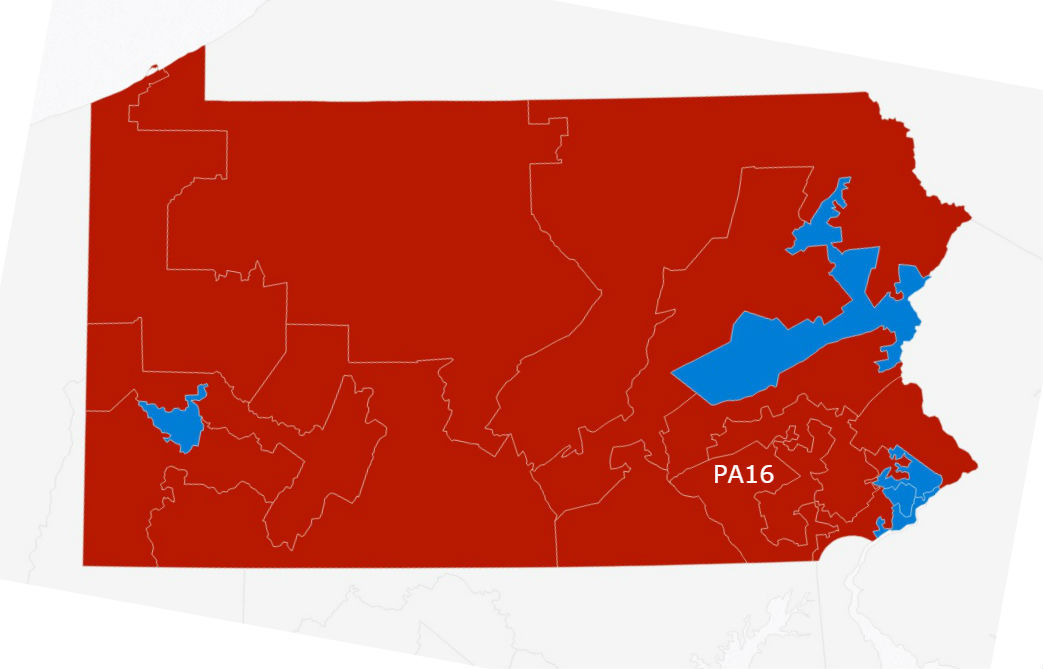 How will the Lancasterbased 16th district lines, candidates be