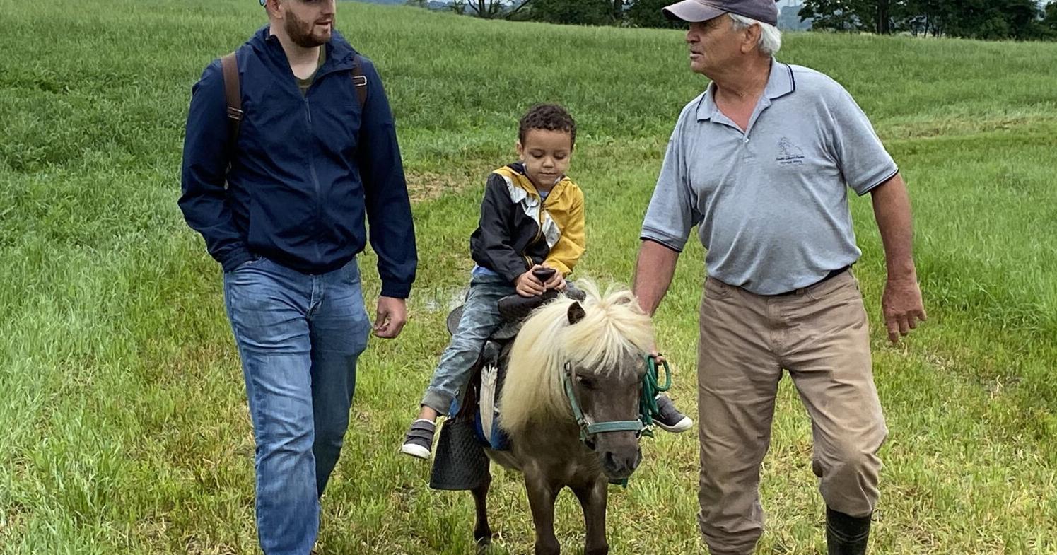 Giving away free miniature horse rides and plenty of smiles - Vimarsana News