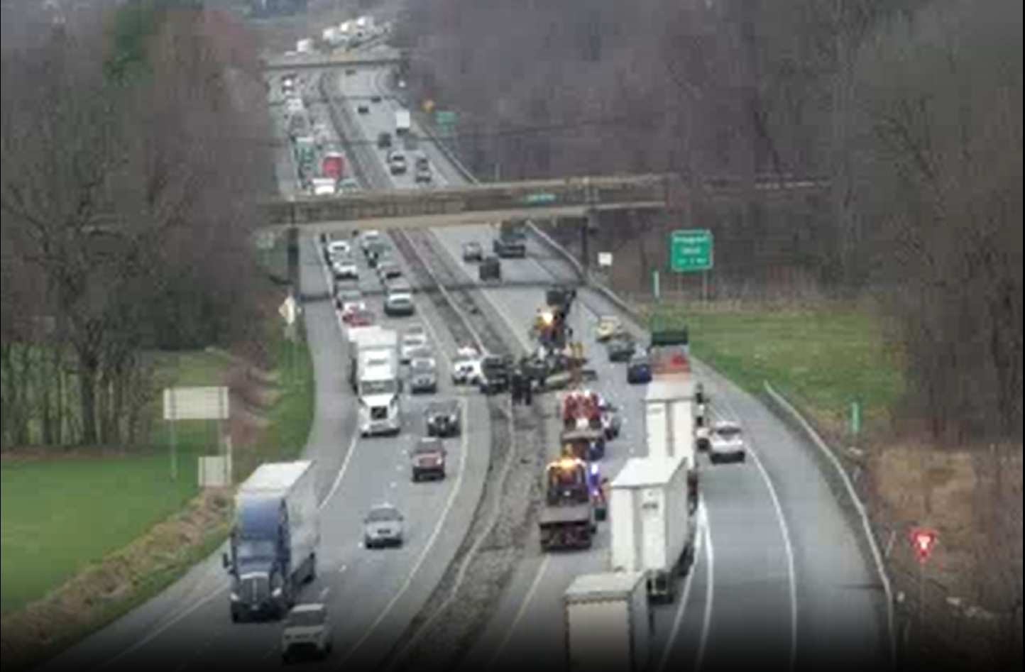 1 Injured As Flipped Car Causes Traffic Delays Wednesday Morning On ...