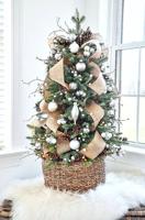 What's new in Christmas tree trends in 2022, from chic all-white trees to themed displays