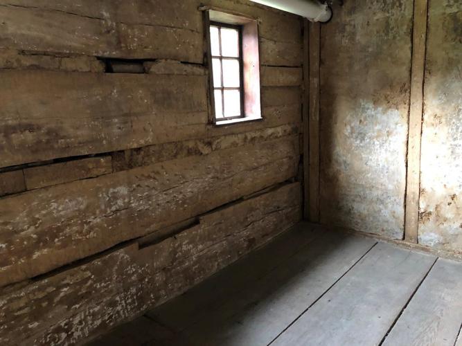 Ephrata Cloister Interior with log construction.jpg