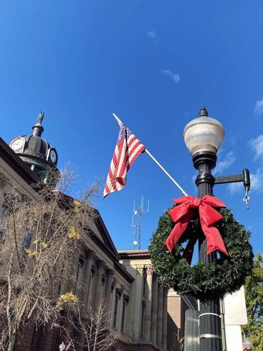 พวงหรีดเมืองแลงคาสเตอร์บนถนนดุ๊ก