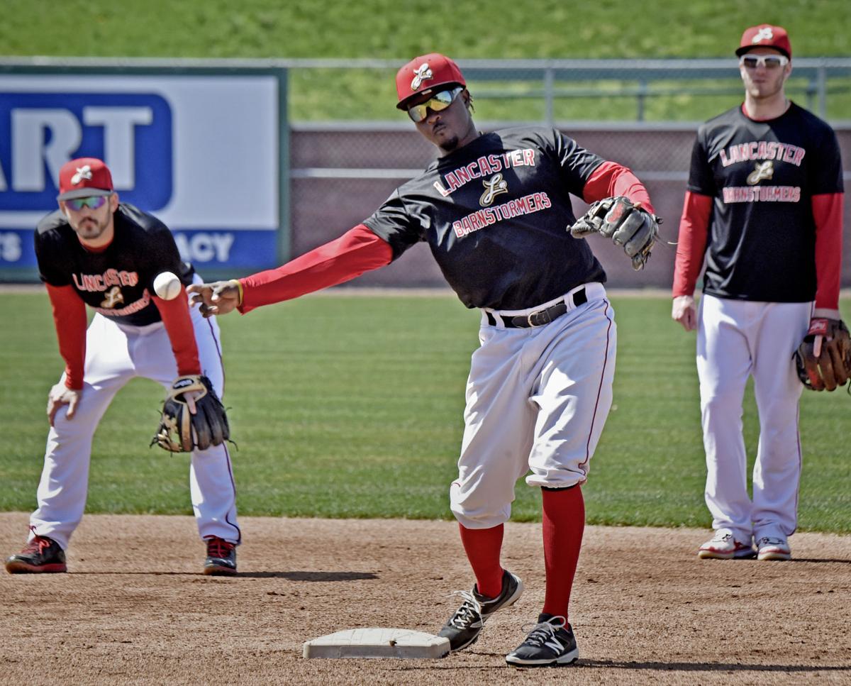 Lancaster Barnstormers open spring training with Ross Peeples at the
