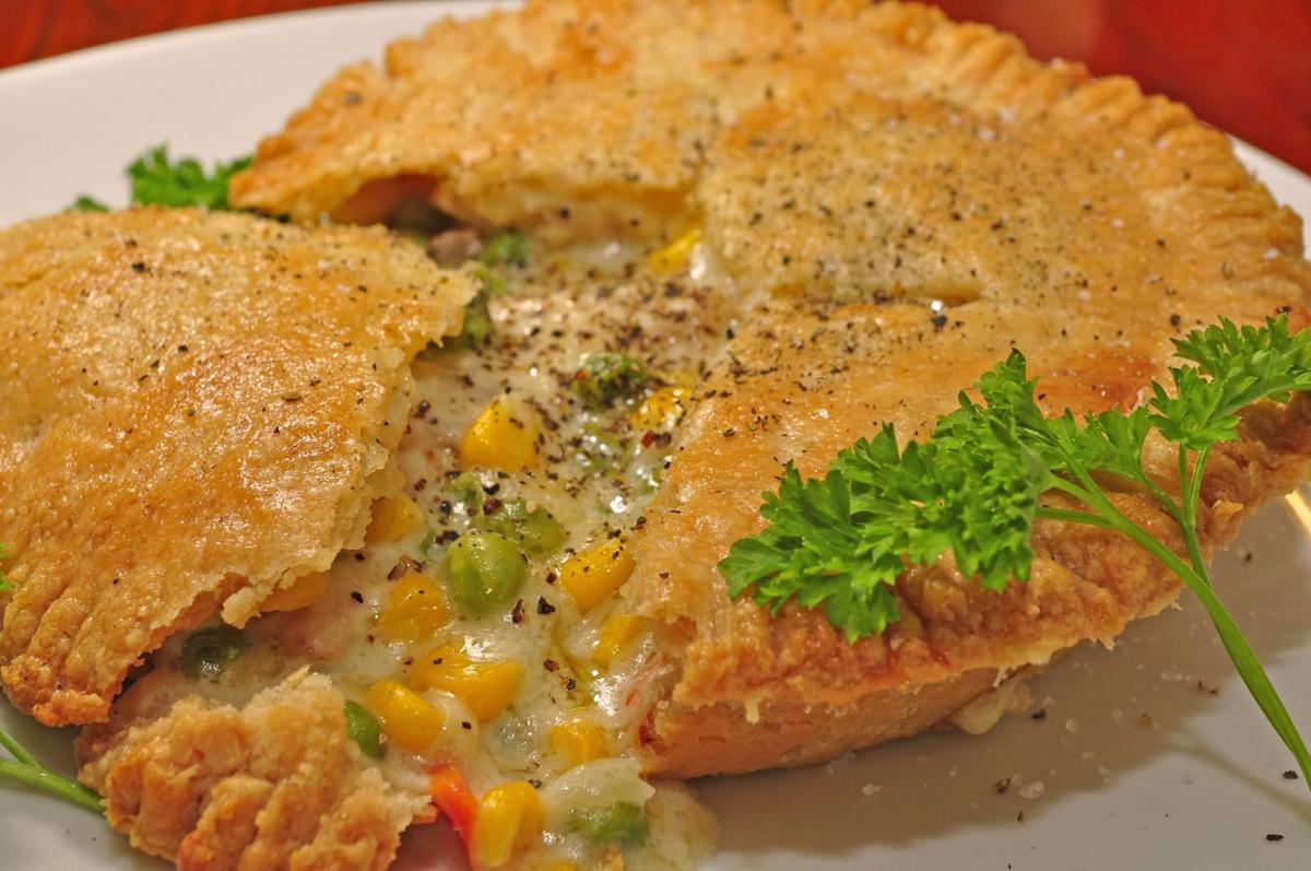 Discuss Pot pie in Lancaster County is comfort food, minus the crust