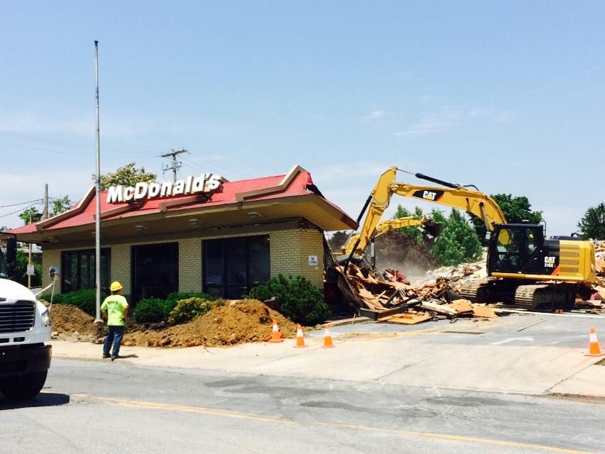 McDonald's restaurant in Lancaster torn down to make way for a new one Local Business