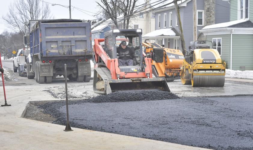 Talmage sinkhole filled in and paved [photos] | | lancasteronline.com