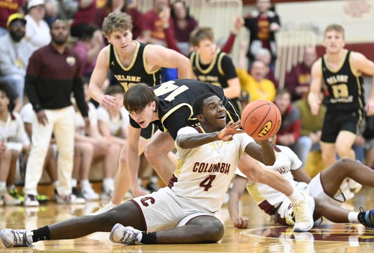 Columbia vs. Delone Catholic - District 3 Class 3A boys basketball ...