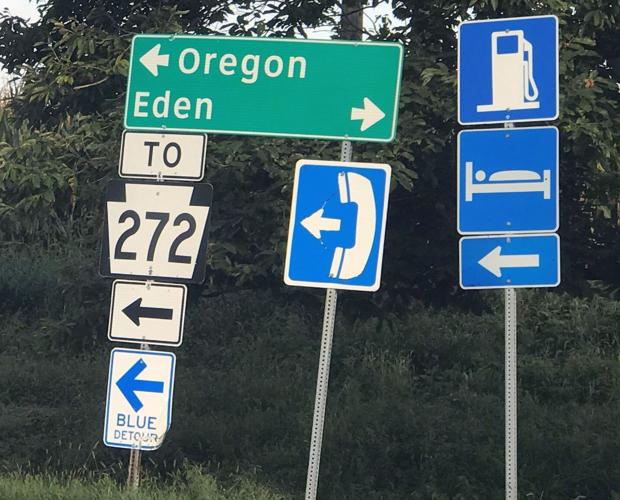 Sign St Rt 222 Lancaster Watchdog: Out-of-date Route 222 signs considered; updates on ...