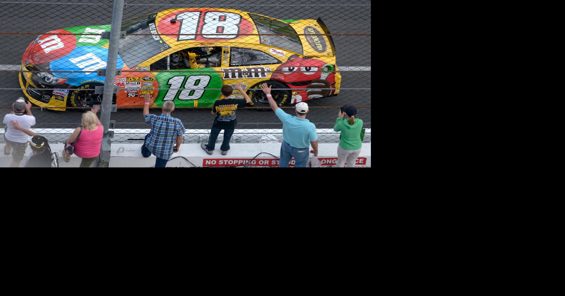 Ty Gibbs will drive M&M's-themed car in memory of Kyle Busch in next month's race at Bristol Ty Gibbs' car will be adorned in the multicolored M&M's paint scheme made famous by former teammate Kyle Busch during the NASCAR Cup Series race at Bristol Motor Speedway next month AP Aug 13, 2026