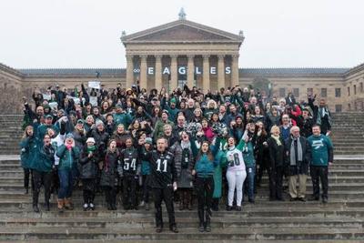 In Honor Of Eagles Victory Philadelphia Museum Of Art And Barnes