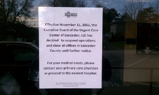 Urgent Care Centers closing; buyer sought | News | lancasteronline.com