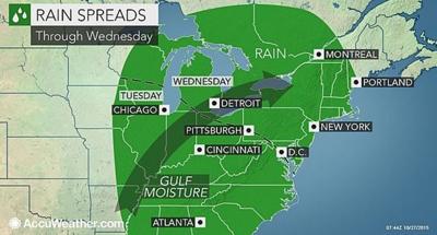 Cool and cloudy Tuesday will lead into rain and storms | Local News ...