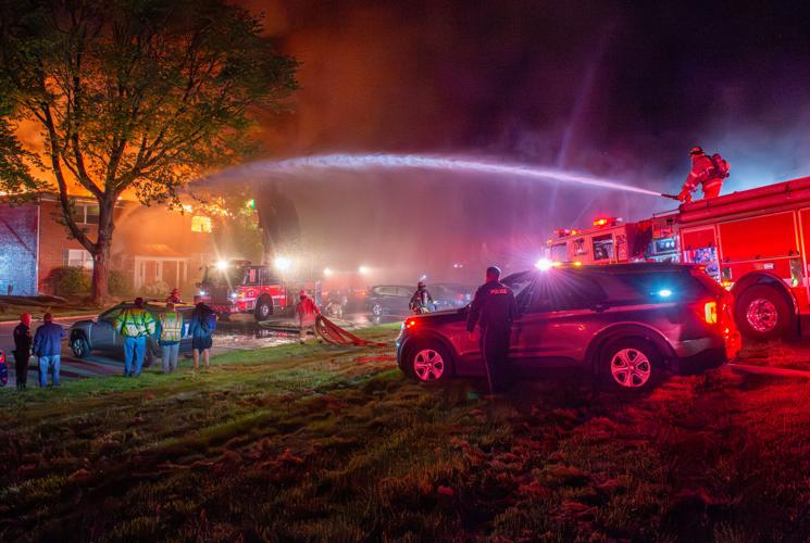Spring Manor Rd Fire Firefighters battle blaze at Manor Township apartment complex [photos ...