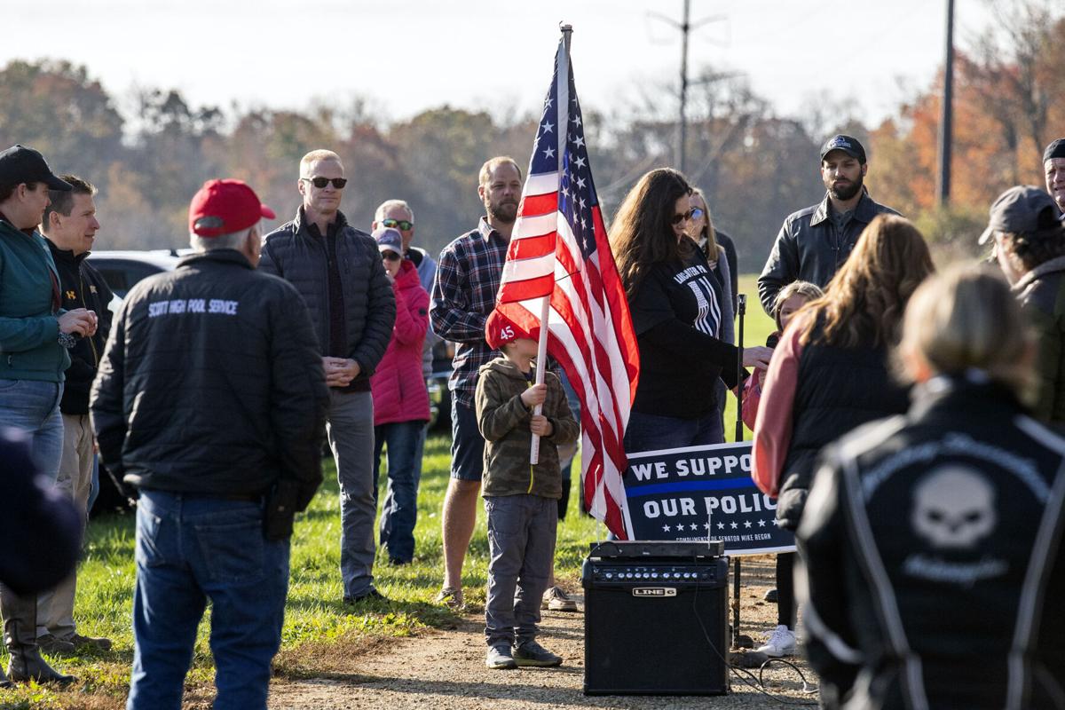 Trump supporters rally for president, law enforcement with ...
