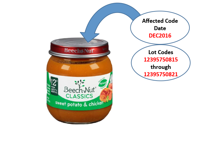 Baby food recalled, may be ‘contaminated with small pieces of glass