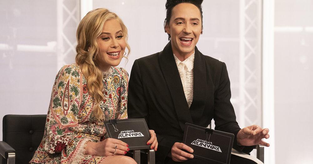 did tara lipinski wear the project runway dress samisblond, samisblogging: Project Runway 19: The Questionable Taste Level of Tara & Johnny