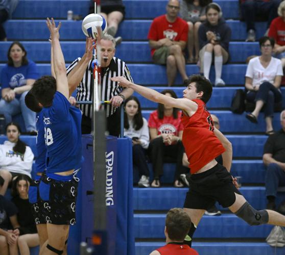 Hempfield vs. Cedar Crest - L-L League boys volleyball